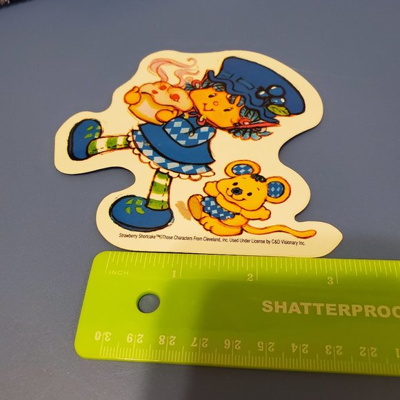 New! Vintage Blueberry Muffin Sticker - RARE - Picture 7 of 9